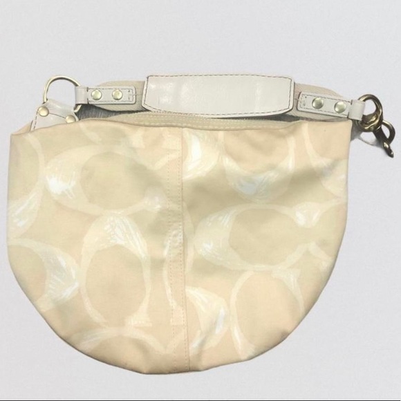 ✨VINTAGE✨ Coach “mini Hampton signature scribble C hobo” shoulder bag ! - Picture 2 of 6